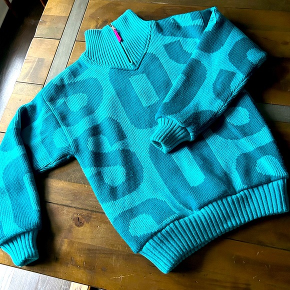 True vintage retro SOS Redline fully insulated half zip - Picture 5 of 10